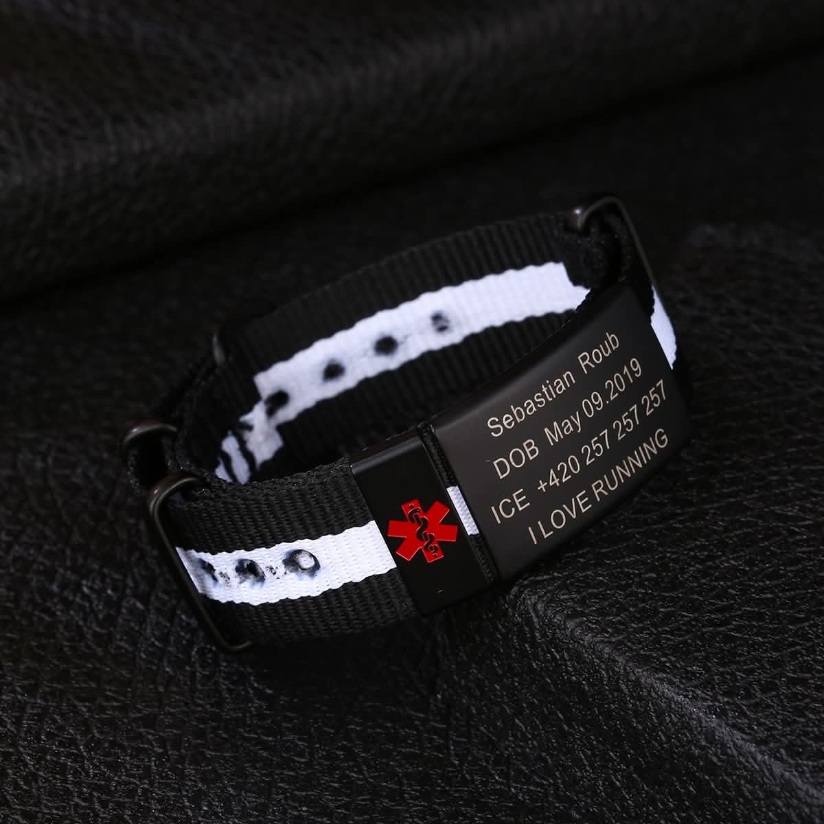 Personalized Engraved Medical Alert Bracelet – Unisex