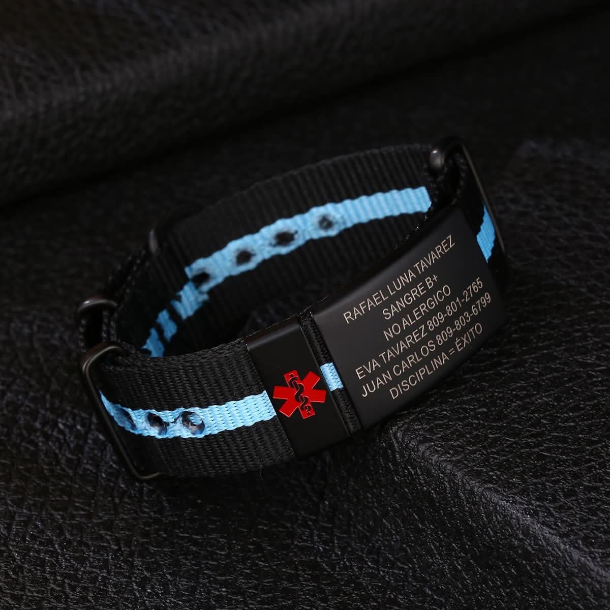 Personalized Engraved Medical Alert Bracelet – Unisex