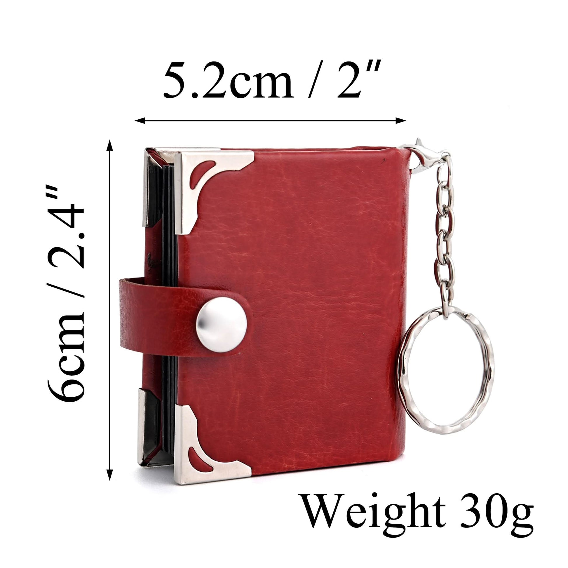 Custom Leather Photo Keychain – Mini Album Gift