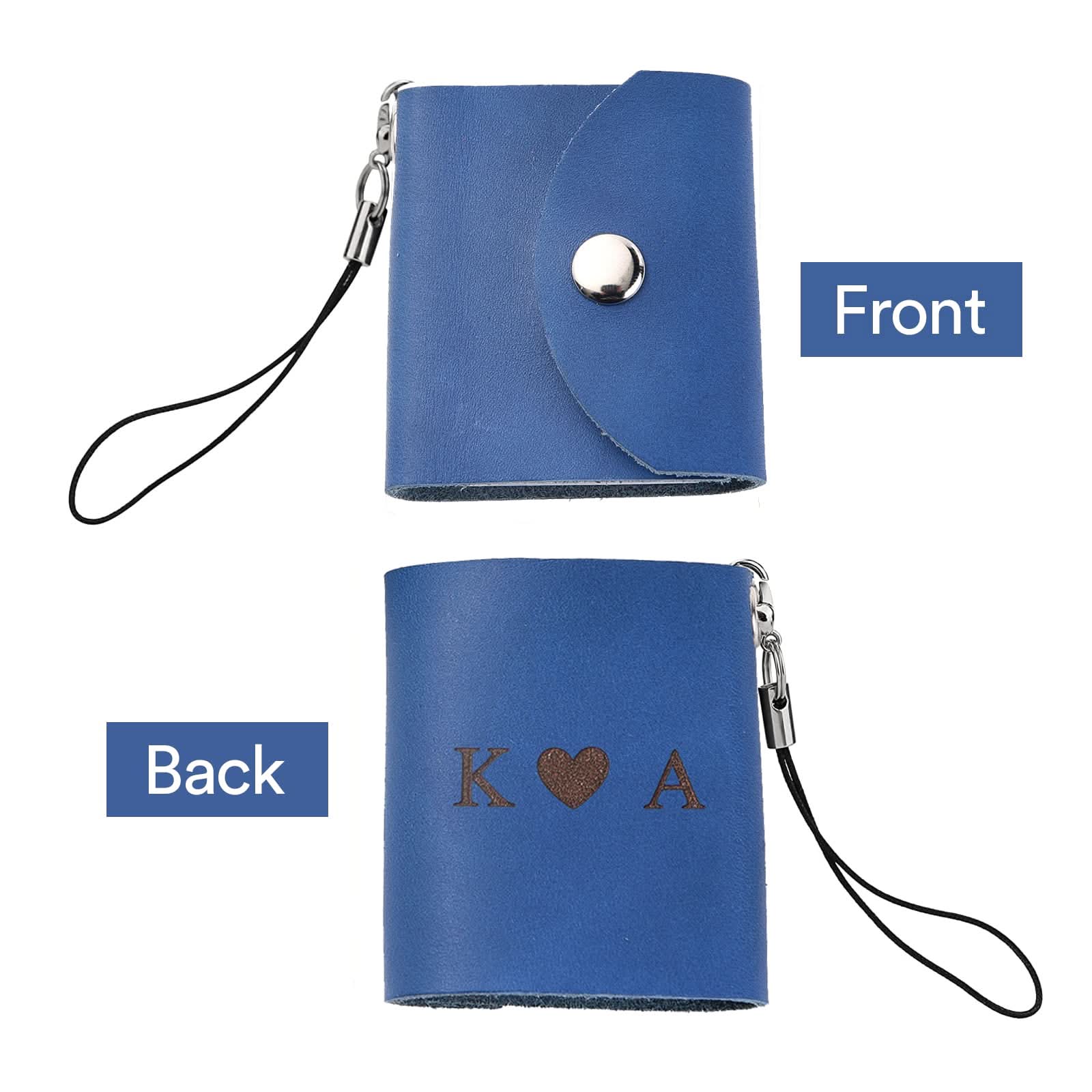 Custom Mini Leather Photobook Keychain – 12 Photo Album