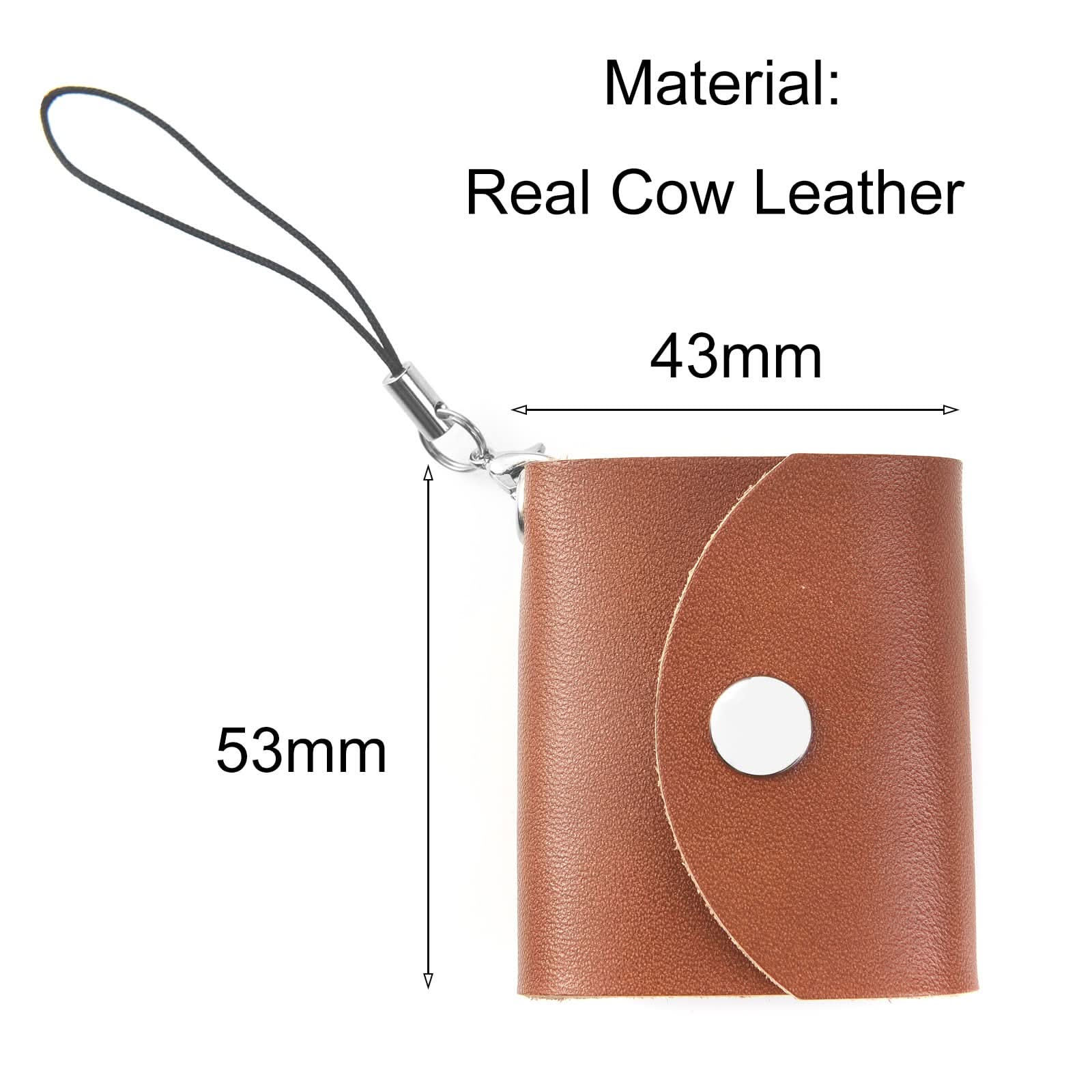 Custom Mini Leather Photobook Keychain – 12 Photo Album