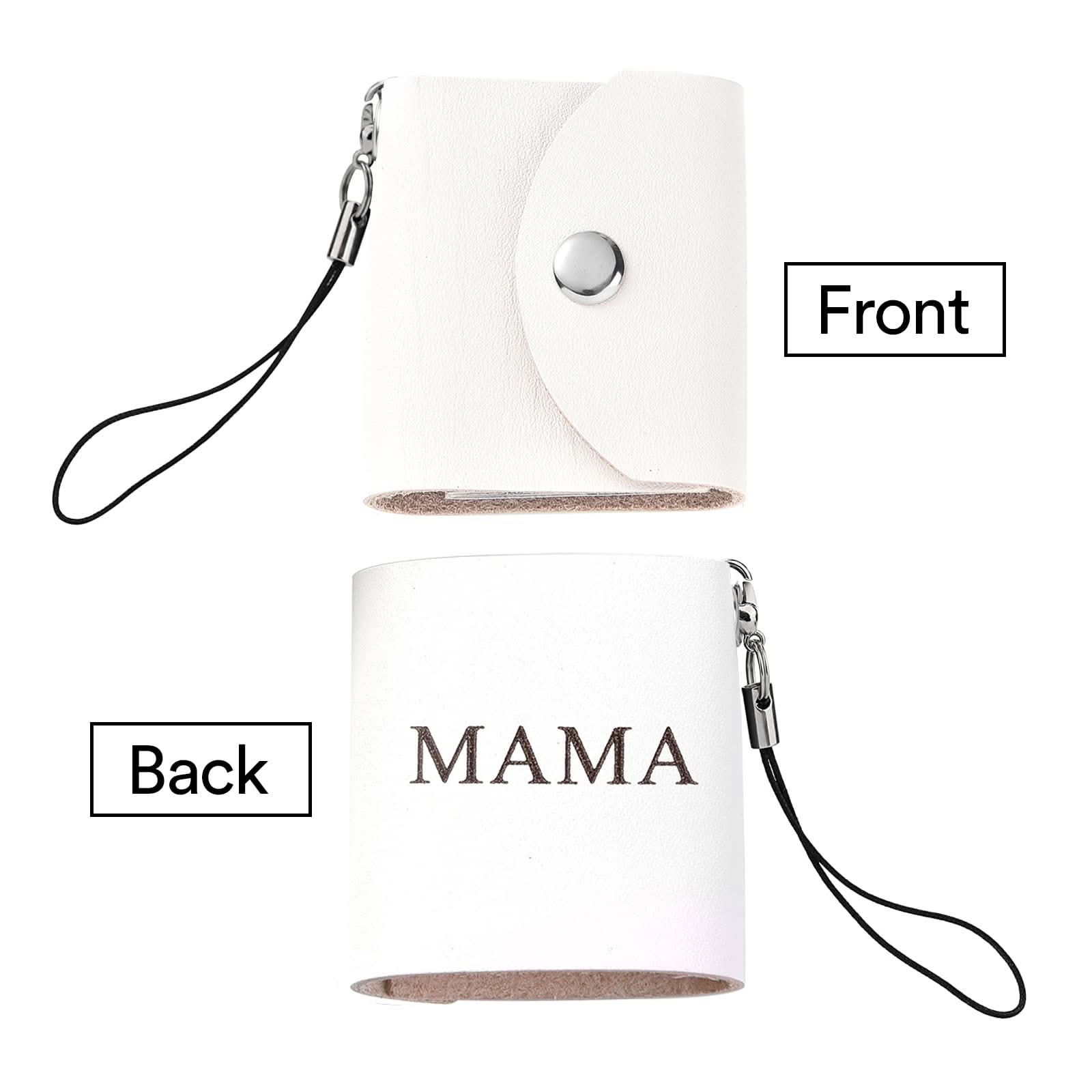 Custom Mini Leather Photobook Keychain – 12 Photo Album