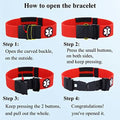 Custom Sport Medical Alert Bracelet – Free Engraving
