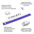 Custom Sport Medical Alert Bracelet – Free Engraving