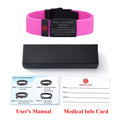 Custom Sport Medical Alert Bracelet – Free Engraving
