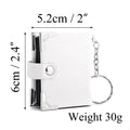 Custom Leather Photo Keychain – Mini Album Gift