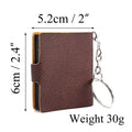 Custom Leather Photo Keychain – Mini Album Gift